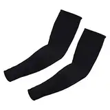 Yechiry 2 PCs Armschutzhülsen, Anti -Schnitt -Verbrennungsresist -Stahldraht -Armband Level 5 Schutz Armband Schutzhülle Flexible, Schwarze Armhülle, eine Größe Passt zu den Meisten