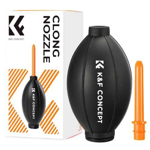 K&F Concept Weichgummi Blasebalg Reinigung, mit Weicher Silikonspitze von Objektiv, Kamera, Sensor, DSLR, Tastatur, Optik, Optik(Blasebalg)