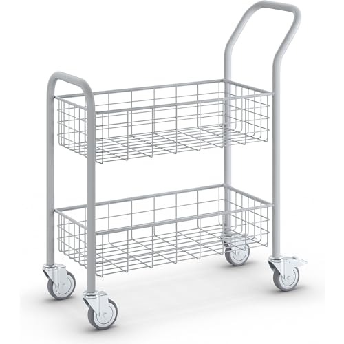 eurokraft | pro | Postverteilwagen | 2 Ladeflächen | Tragfähigkeit 200 kg