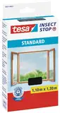 tesa Insect Stop Standard 55671-21-03 Fliegengitter - Anthrazit, (L x B) 1100 mm x 1300 mm