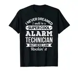 T-Shirt mit Alarmtechniker-Motiv, lustiges Geschenk T-Shirt