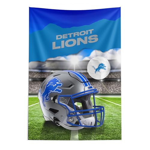 NFL Detroit Lions NFL Midfield Wandbehang, 101,6 x 144,6 cm