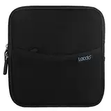 Lacdo Externer CD DVD USB Laufwerk Festplattentasche Schutzhülle für HP F6V97AA#ABB/Asus U9M U7M / LG GP57ES40 / Dell Slim DW316 / Apple SuperDrive Brenner Stoßfest Wasserdicht Tasche Case, Schwarz