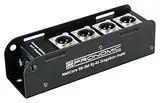 Pronomic NetCore SB-3M Multicore-Stagebox male - Stagebox mit 4 XLR-Buchsen (male) auf RJ45 Buchse - zur Übertragung analoger oder digitaler Signale über Netzwerkkabel