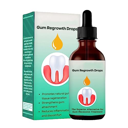 Gokame DentiZen Zahnfleisch-Nachwuchs-Tropfen, Repair Gum Regrowth für Receding Gum, Geschmacklos, 30 ml, 1 Flasche