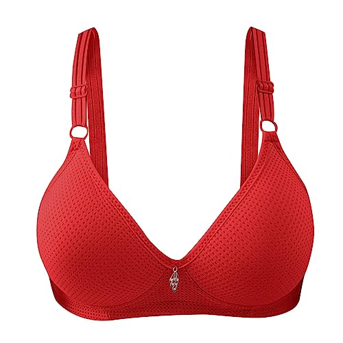 BH Damen, Sport BH Damen Soft Bequem Bras Leicht Atmungsaktive Unterwäsche Ohne Bügel BH Passform Stretch Bügelloser Haut Freundlich Bralette Klassische Elegant Bustier