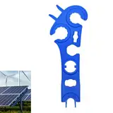 Erioscar 1 Stück 8-in-1 Solar Disconnect Schraubenschlüssel für Alle Modelle Solar Stecker, MC4 Solarstecker für Solarstecker Wartung, Wartungswerkzeug für Photovoltaik-Anlagen