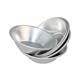 Keysui 24 eloxierten Aluminium-Ei Tart Cupcake Kuchen Cookie Form Puddingform Backen Werkzeug