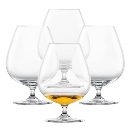 SCHOTT ZWIESEL Cognacglas XXL Bar Special (4er-Set), edle Gläser für Cognac, spülmaschinenfestes Tritan-Kristallglas, Made in Germany (Art.-Nr. 123633)