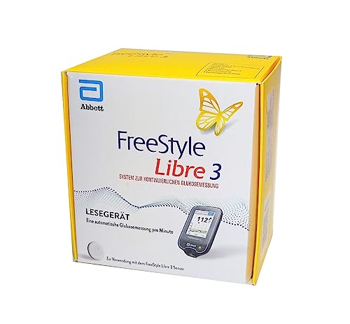 FreeStyle Libre 3 Diabetes Lesegerät mg/dL Blutzucker Messgerät Reader Becopa® Gutschein new