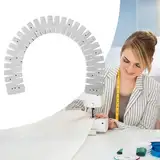 Saumabstandmesser Für Näharbeiten | Flexibles Silikon-Kurvenlineal, Flexibler Silikon-Saumformer Mit Kurvenskala Zum Säumen Von Hosenstoff Polsterung Nähen Stoffen Blättern
