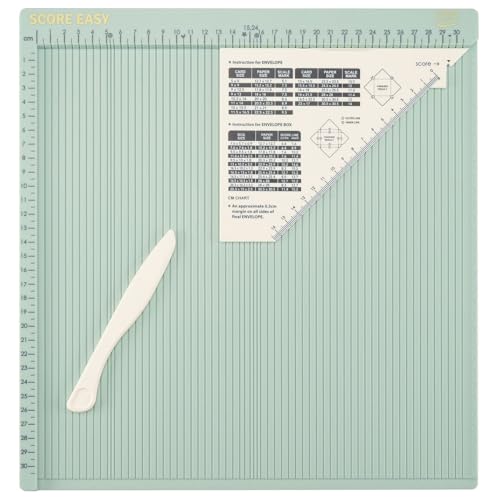 Vaessen Creative Score Easy Großes Mehrzweck Falzbrett Cm Minze, Mintgrün, 30,5 x 30,5 cm