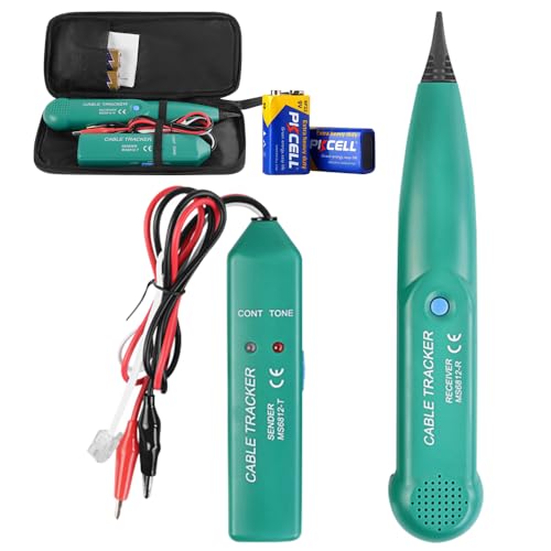 PLLYPE Cable Tracker, Kabelbruch Suchgerät Mähroboter, Kabelfinder Kabeltester Leitungssucher, Schaltkreis Tester, Telefonleitung Tracker für Netzwerk Wartung Collation Durchgang des Testschaltkreises
