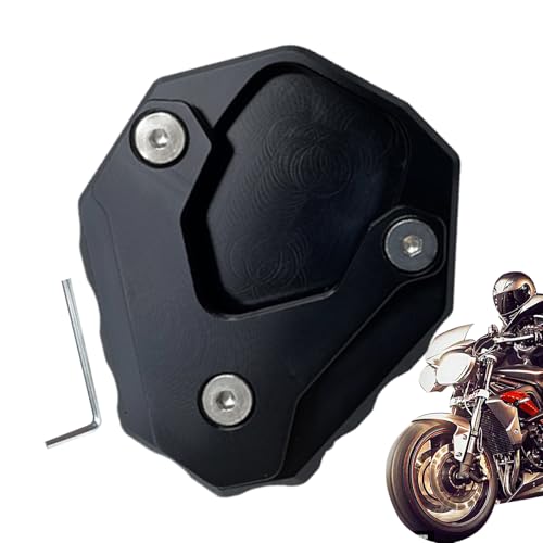 Motorrad Stützfußplatte - Motorrad Zubehör Für Männer - Halterung & Seitenstütze Zubehörbasis Mit Rutschschutz Für Outdoor Fahrräder