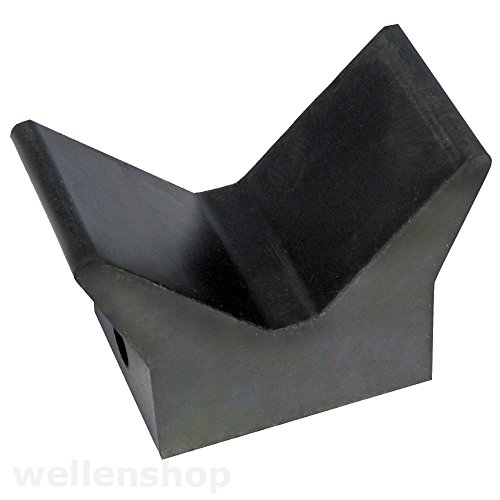 wellenshop Bugschutz Gummibugpuffer 100 x 75 mm für Bootstrailer