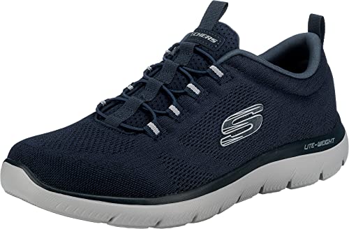 Skechers Herren Men's Summits Louvin Slipper, Navy, 42 EU