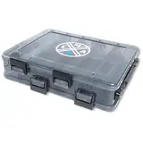 LMAB Köderbox Tackle Box Hardbait, Angelbox für Wobbler doppelseitig, Wobblerbox 20,5 x 17 x 4,8 cm