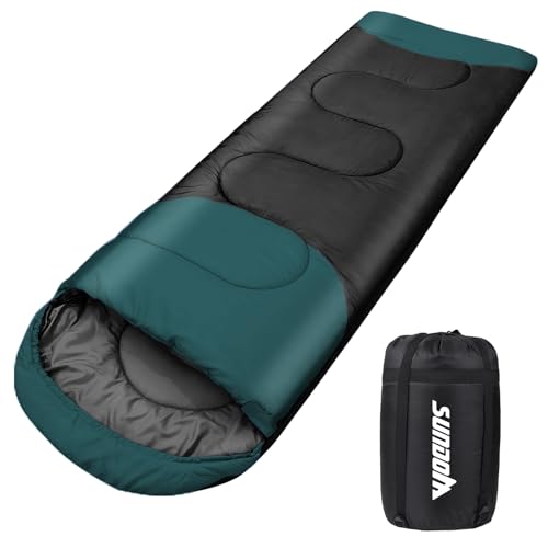 Schlafsack Outdoor für Camping 3 Jahreszeiten Erwachsene Schlafsack, 2 in 1 Funktion Deckenschlafsäcke, Warm, Leichtgewichtig, Wasserdicht für Rucksackreisen, Wandern und Reisen