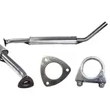 Vorschalldämpfer Niva 1.7i / Taiga ab EURO 4 Dreiecksflansch + Montage Set