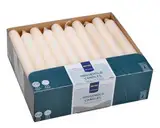 Metro Professionell Tafelkerzen | 30 Stück, elfenbein | Ø 21,5mm (180mm lang) | 6h Brenndauer | Gastronomiebedarf | Gastronomiekerzen | Gerade Kerzen | Household Candles | Made in Europe