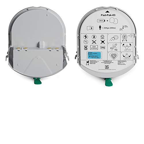 PAD-PAK Batterie-und Elektrodenkassette, kombinierte Langzeitbatterie- und Elektrodenkassette für Erwachsene und Kinder > 8 Jahre oder > 25 kg.