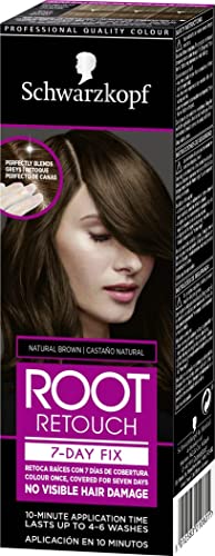 Schwarzkopf Root Retouch Haarausbesserung, 7 Tage, 7 Tage lang, natürliches Braun