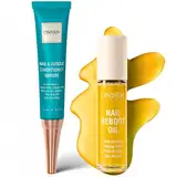 Onsen Secret - Behandlung für beschädigte Nägel - Natürliche Nagelpflege & Nagelhautreparatur - Sichtbare Ergebnisse für perfekte Nägel, Nagelhaut-Conditioner-Creme 15ml & Nail Reboot Oil 10ml