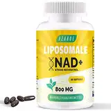 Liposomales NAD+ Trans-Resveratrol 800 mg Softgels, überlegene Alternative, Effizienter als NR, Hohe Absorption, 60 Softgels