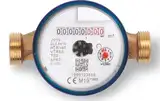 Generisch Kaltwasserzähler DN15 (1/2") - MID-zertifiziert: R100 - Messinggehäuse - Länge 110 mm - Hergestellt in Italien