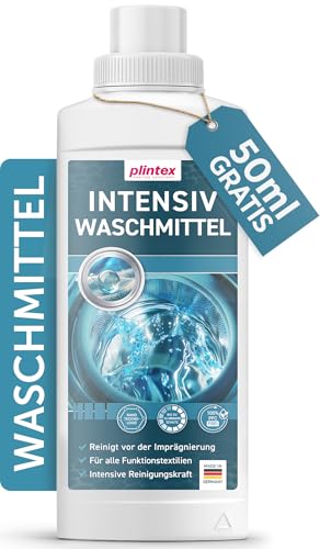 PLINTEX® [550ml] Intensiv Waschmittel für Funktions- und Outdoorbekleidung - Funktionswaschmittel für Textil & Outdoor - Spezialwaschmittel für Sport, Gore-Tex, Softshell, Skibekleidung