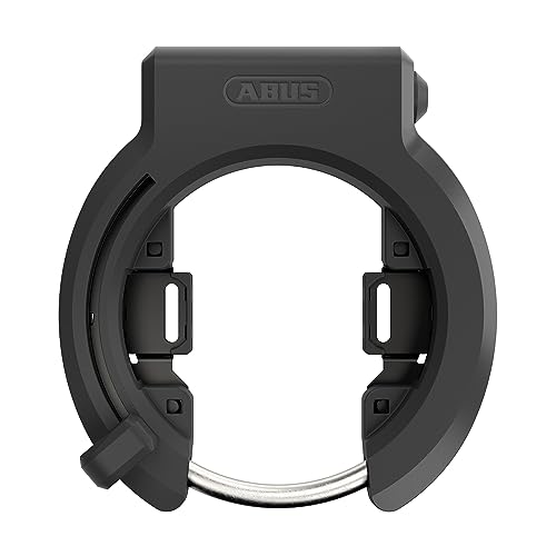 ABUS Rahmenschloss 6950M XPlus™ Granit™ – für alle gängigen Fahrradrahmen – universal einstellbar – Wegfahrsperre für Fahrräder – Variante NR + 6KS/100 + ST 5950 mit Kette und Satteltasche