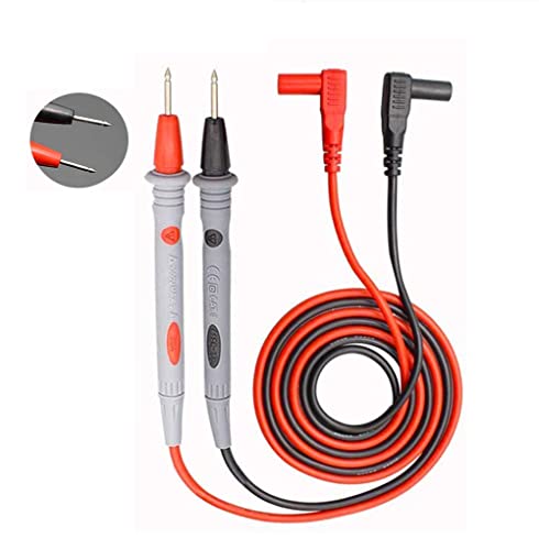 1 Paar Heavy-Duty Multimeter Messleitung 1M, 1000V / 20A /CAT III/IV, Testkabel messspitzen Set für Multimeter