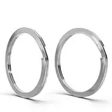 Rietlow® Schlüsselring 25er Set – Schlüsselringe mit Ø 25mm aus gehärtetem Stahl - Schlüsselanhänger Ringe – Rostfreie Schlüsselringe – Schlüssel Organisation – Key ring (25 Set) Flach