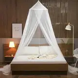 Moskitonetz Bett, Moskitonetz, Mückennetz Bett, Moskitonetz Outdoor, Mückennetz, Fliegennetz Bett, Einfache Installation Ideal für Schlafzimmer Dekorativ, Reisen mit Aufbewahrungstasche