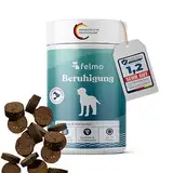 FELMO Beruhigungs-Snacks für Hunde, Leckerlis zur Beruhigung bei Stress und gegen Anspannung - Mit Baldrian für die Entspannung und Ausgeglichenheit deines Dog, ohne GewöhnungseffektIhre