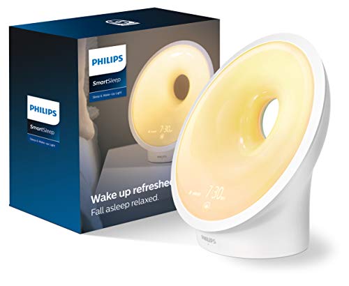 Philips Wake-up Light HF3650/01 LED, Aufwachen und Einschlafen mit Licht, weiß