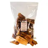 Tiernahrung Schwenner - Kurze Rinderkopfhaut für Hunde getrocknet – Dog Snacks – Hunde Zahnpflege – 1000g 8-18 cm