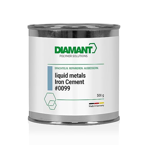 DIAMANT Polymer Iron Cement feuerfester Kesselkitt bis 1600°C hitzebeständiger Kleber 500g