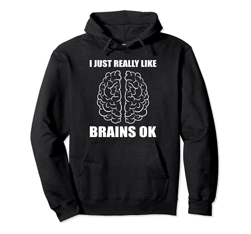 Wie ein Gehirn Gehirnspezialist Pullover Hoodie