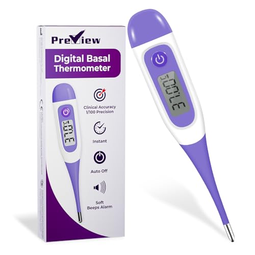 Preview Basalthermometer Digitales Basalthermometer zur Zykluskontrolle Fruchtbarkeitsthermometer Eisprung Messgerät Fruchtbarkeits trackle Thermometer