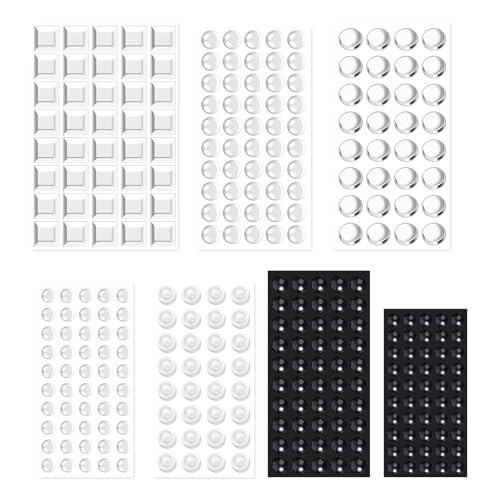 304 Stück Bump Dots Blind, Verschiedene Ausführungen, Selbstklebende Braille-Aufkleber Für Tastatur Oder Sehbehinderte, Taktile Aufkleber in Verschiedenen Größen Für Senioren, Blinde