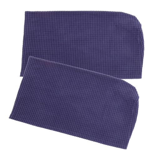 Gatuida 2 Stück Armlehnenbezug aus elastischem Polarfleece Büro Chenille abnehmbare Sofa-Armlehne Armlehnenabdeckungen für Sofas Blau Tuch Armlehne deckt Couch ab Armlehnenschutz für Sofa