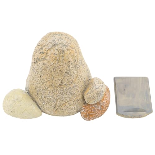 Fake Stone Key Box Outdoor Stone Ornament Schlüsselbox für Garten Yard Decorative Simulationsharz
