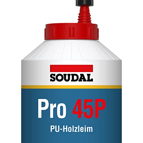 Soudal Pro 45P, Holzleim, D4, 750g, Flasche