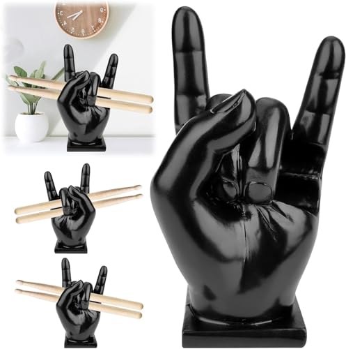 Drumstick Display Show Stand,Creative Rock Hand Drumstick Halter Harz,Drumstick,Display Ständer Rack Malle,Rock Hand Drum Sticks Holder,Drumstick Halter Harz,Drumstick Display Ständer