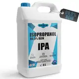 Isopropanol 99,9% | 5L Isopropanol | IPA 5L | Isopropanol für Haushalt und Elektronik | IPA Linsen und Bildschirmen