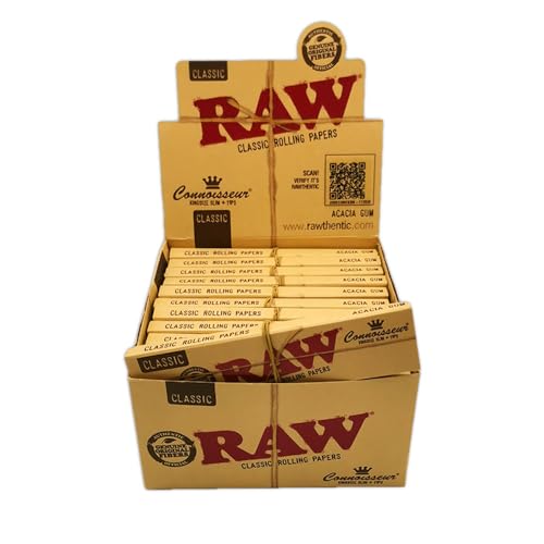 RAW CONNOISSEUR - Classic Connoisseur - KS Slim+Tips - 24 Heftchen a 32 Blatt