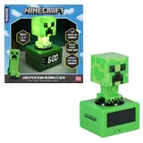 Paladone Minecraft Creeper Wecker - Offiziell Lizenziertes Icon mit Minecraft Musik & Nachtlicht für Kinder und Jugendliche, Gaming-Zimmer Zubehör, Minecraft Gamer Enthusiasten Novitätengeschenk