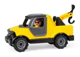 Lena® Truckies Abschleppwagen – 20 cm Spielzeugauto mit Stahlachsen, Abschlepphaken & Spielfigur – Robustes Fahrzeug für drinnen & draußen – Ab 2 Jahren – TÜV Zertifiziert – Made in Europe