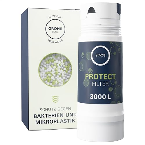 GROHE Blue - UltraSafe Filter (3000 L Kapazität, filtert Bakterien und Mikroplastik, reduziert störende Stoffe), 40575002, 1 Stück (1er Pack)